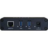 Digi AnywhereUSB 2 Plus (USB-C, 2 Havens), Docking station + USB-hub, Zwart