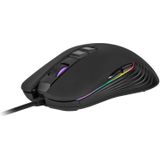 Krüger&Matz KM0752 - Warrior GM-60 bedrade gaming muis met achtergrondverlichting, zwart