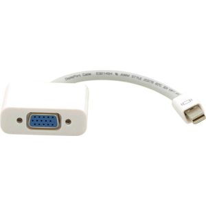 Kramer Adapterkabel (Mini DP, 15 cm), Data + Video Adapter, Wit