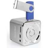 Technaxx - Mini MusicMan - Draagbare Mini-Luidspreker - Zilver - Aluminium