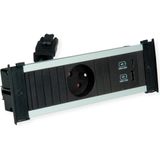 Bachmann - KAPSA S - Stekkerdoos - 1x UTE - 1x USB A/C - 22W - 0,2m