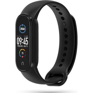 Tech-Protect Icoonband Xiaomi Mi Smart Band 5/6 Zwart, Sporthorloge + Smartwatch-accessoires, Zwart