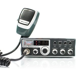 Midland ALAN 68S Voertuigontvanger op 34, Walkietalkie, Zwart, Zilver