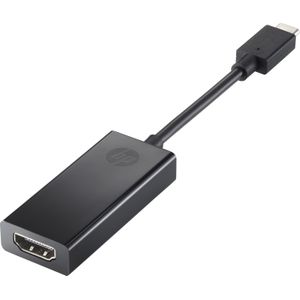 HPE HP USB-C naar HDMI Adapter (HDMI, 15 cm), Data + Video Adapter, Zwart
