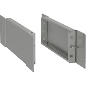 Schneider Electric NSYSPSX5100 zijde T500xH100 304L roestvast stalen basis, Accessoires voor serverkasten, Zilver