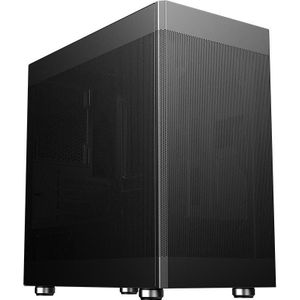 Itek Boitier Mini Tour Micro ATX ProMesh 35 (Noir) (mATX, Mini-ITX), PC-behuizing, Zwart