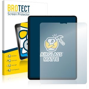 BROTECT AirGlass Matte kogelwerende glasfolie (1 Stuk, IPAD PRO 12.9 2021), Tablet beschermfolie