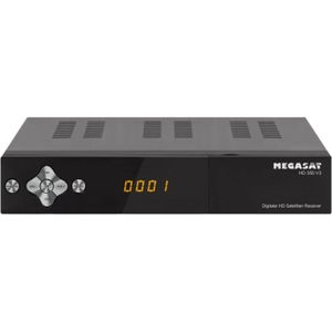 Megasat HD 350 V3 (DVB-S2, DVB-S), TV-ontvanger, Zwart