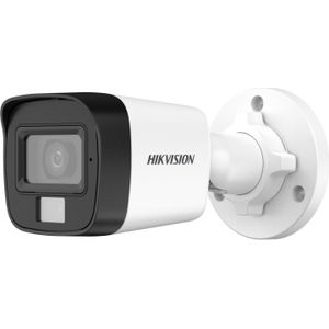 Hikvision DS-2CE16D0T-LPFS(2,8 mm) Bullet 2MP hybride licht HD-TVI (1920 x 1080 Pixels), Netwerkcamera, Zwart