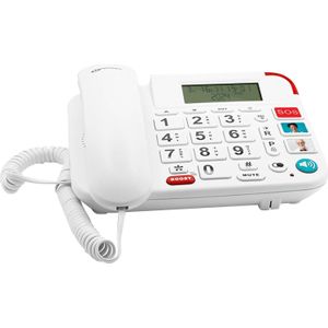 Geemarc - Dallas 20 - Vaste Telefoon - Zwart - Voor Senioren - Extra Luid Belsignaal