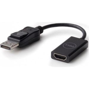 Dell DP-adapter naar (HDMI, 5 cm), Data + Video Adapter, Zwart