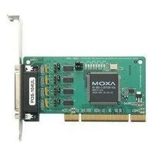 Moxa POS-104UL-T - Universele PCI-kaart met 4 RS-232 poorten, Controlekaart