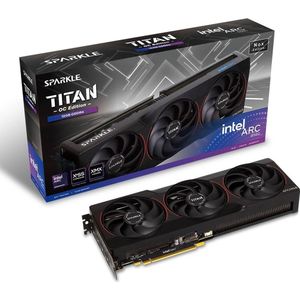 Sparkle - B580 - Videokaart - 12 GB - Intel Arc Titan Nox OC GDDR6 - 3 Fan