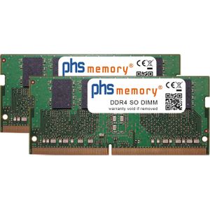 PHS-memory 16GB (2x8GB) Kit RAM-geheugen voor QNAP HS-453DX-4G DDR4 SO DIMM 2400MHz (2 x 8GB), RAM Modelspecifiek