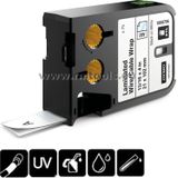 DYMO - XTL - Gelamineerde Draad-/Kabelwikkel - Zwart op Wit - 21 mm x 39 mm