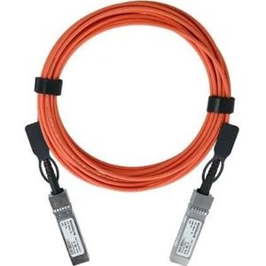CBO Broadcom QSFP-AOC-10M compatibel BlueOptics AOC QSFP BO252503K10M, Zendontvangers, Oranje