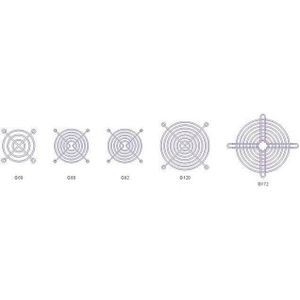 Primecooler PC-FG80 80mm ZILVER, PC ventilator accessoires, Zilver