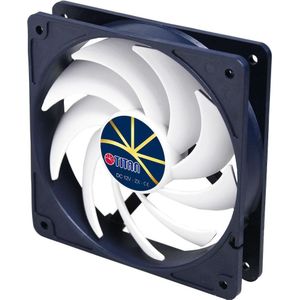 Titan - TFD-12025H12ZP/KE(RB) - Ventilator - Zwart - 120x120x25mm - PWM