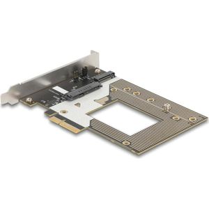Delock PCI Express 4.0 x4 Karte zu 1 x NVMe M.2 Key M 110 mm, Storage controller