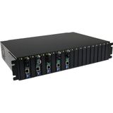 StarTech - Multimode Glasvezel Media Converter - ST - RJ45 - 10/100 Mbit/s - Tot 2 km