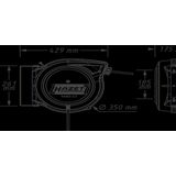 HAZET - 9040D-2.5 - Elektrische Kabelhaspel - 20 m - H07RN-F 3 x 2,5 mm²