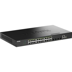 D-Link DGS-1530-28P/E - Switch - EU-stekker - PoE-output - Redundante Voeding