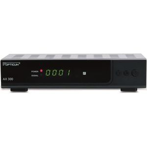 Opticum HD AX 300 (DVB-S), TV-ontvanger, Zwart