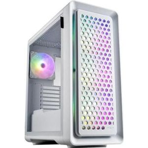 Fortron Boitier CUT593A Blanc E-ATX (E-ATX), PC-behuizing, Wit