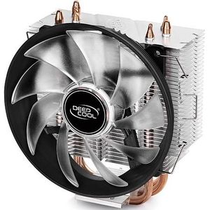 Deepcool GAMMAXX 300 R Processor Koeler, Koper, Roestvrij staal, Transparant (e) (135.70 mm), Processorkoeler, Zwart, Koper