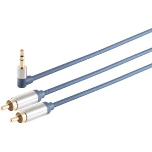 Shiverpeaks S/CONN maximum connectivity Home-Cinema Verchromter Metall-WINKEL-Klinkenstecker 3,5 mm und 2 ver..., Diverse kabels