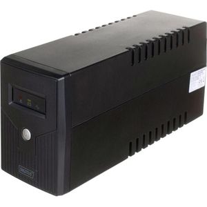 Digitus - DN-170064-B - UPS - Zwart - 480 Watt, 7 Ah batterij, Lijninteractief