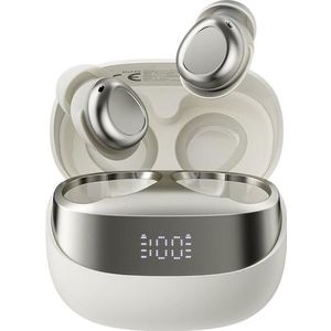 Blackview Airbuds 9 (Écran d'Affichage - Bluetooth 5.4) Blanc (Draadloze), Koptelefoon, Wit