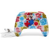 Powera - Mario Hero Reel - Gamecontroller - Rood - Bedraad