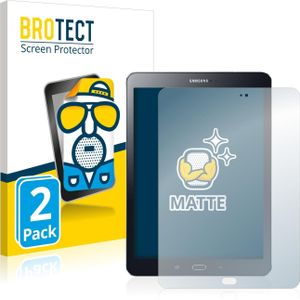 BROTECT Antireflecterende schermbeschermer mat (2 Stuk, Galaxy Tab S2 9.7), Tablet beschermfolie