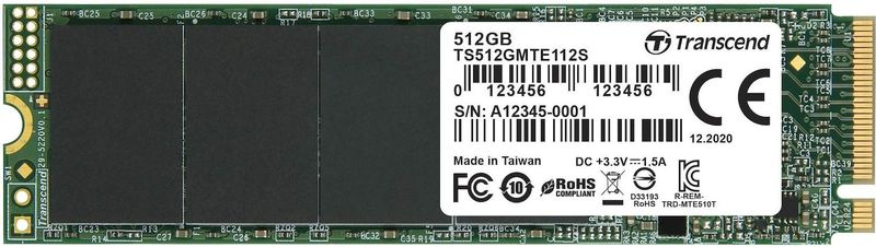 Transcend - 112S - SSD - 512 GB - M.2 2280 - PCIe Gen3 X4