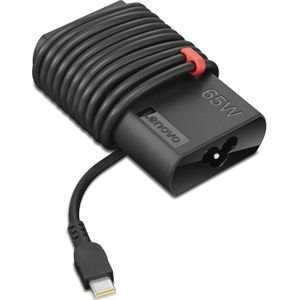 Lenovo 4X20V24684 Adapter en Omvormer Binnen 65 W Zwart (65 W), Voeding voor notebooks, Zwart