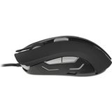 iBox - Aurora A-1 - Muis - Zwart - Bedraad - Optisch - 2400 DPI