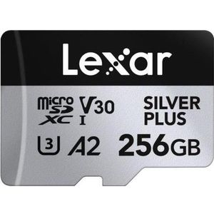 Lexar GEHEUGEN MICRO SDXC 256GB UHS-I/LMSSIPL256G-BNANG (256 GB, microSDXC, U1, UHS-I), Geheugenkaart