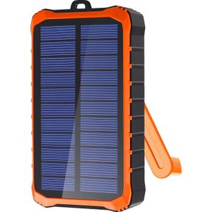 4smarts Zonne-energiebank Prepper (12000 mAh, 10.50 W, 44400 Wh), Powerbank, Zwart