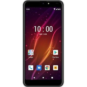 Konrow Easy K55 (Dual Sim - 4G - 5,45" - 8 GB, 1 GB RAM) Zilver (8 GB, Zilver, 5.45", 4G), Smartphone, Zilver