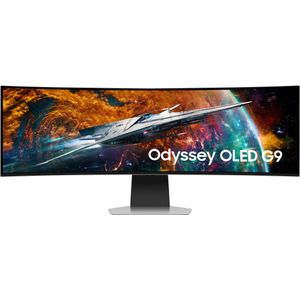 Samsung Odyssey OLED G9 - G95SC (5120 x 1440 pixels, 49""), Monitor, Zilver