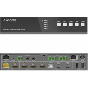 Purelink Zender PT-PSW-52KVM-TX 4K (60 Hz 4:4:4), KVM schakelaars, Zwart