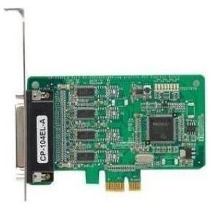 Moxa CP-104EL-A-DB25M - Seriële PCI Express x1 kaart met 4 RS-232 poorten, Controlekaart