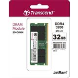 Transcend - JetRam - RAM - 32GB - DDR4 - 3200 MHz - SO-DIMM