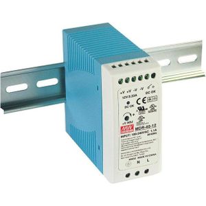 LevelOne ind. Voedingseenheid POW-4811 48VDC DIN rail (39.80 W), PC-voedingseenheid, Blauw, Wit