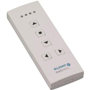 Eldat RT32E5004-01-02K Handzender Easywave 868 MHz 4-kanaals 4x open/stop/dicht wit glanzend, Automatisering