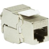 LogiLink - NK4001 - Kabel-Connector RJ45 Cat6a - Afgeschermd - Zink