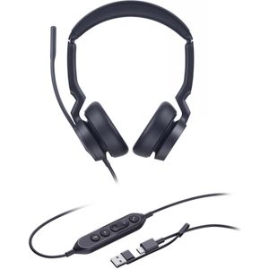 Yealink UH46 Dual UC USB-C/A Headset (Bedraad, USB-C), Kantoorheadset