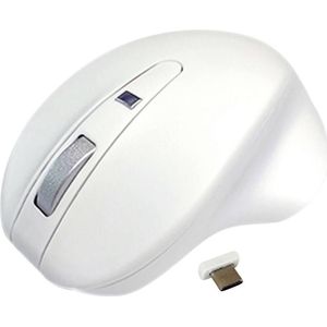 Matias - M20DCW - Draadloze Ergonomische Muis - Wit - 4 Knoppen - 1000 dpi