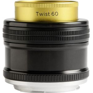 Lensbaby Twist 60 (Canon EF, APS-C / DX), Objectief, Zwart